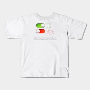 Microinteractions Kids T-Shirt